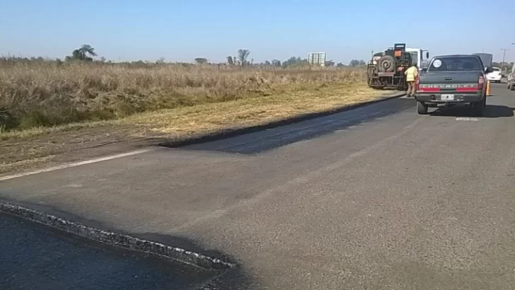 Las obras de Ruta 11 llegaron al puente del Arroyo de Monje