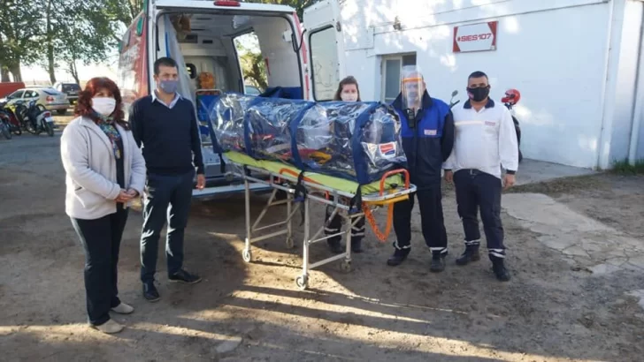 La región sumará ocho cabinas para el traslado de pacientes con covid-19