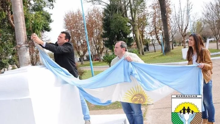 Barrancas: Se celebró el Acto por el Día de la Bandera