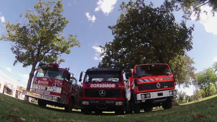 Este finde se realiza una capacitación de aspirantes a bomberos