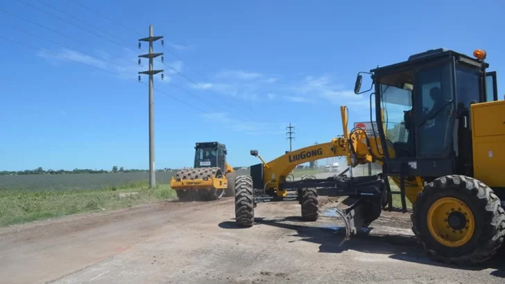 Timbúes concreta importantes mejoras en calles con tránsito frecuente