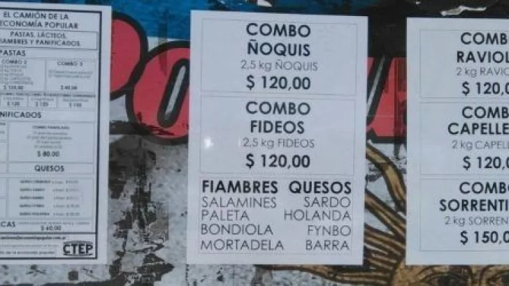 Viernes: Vuelve el camión de la Economía Popular a Oliveros