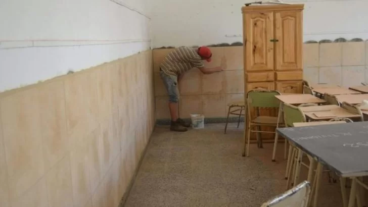 La comuna de Timbúes colaboró en la renovación de aulas