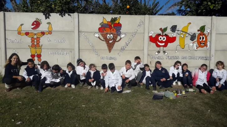 Hábitos saludables: La 257 presente en “Frutea tu Escuela”