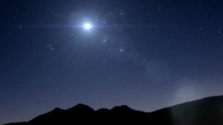 Regalo astronómico: Esta noche se podrá apreciar la brillante “Estrella de Belén”