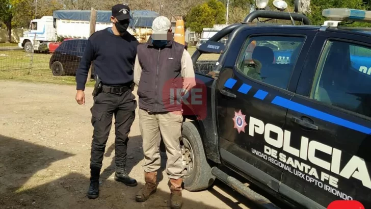 Un hombre de Timbúes viajaba en una moto robada y fue detenido en Andino
