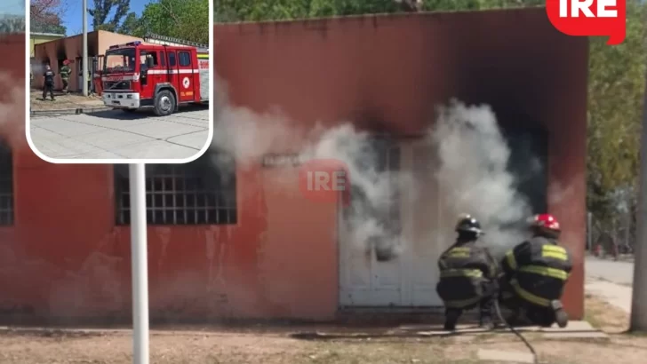 Se incendió una vivienda en Timbúes y por precaución evacuaron la cuadra