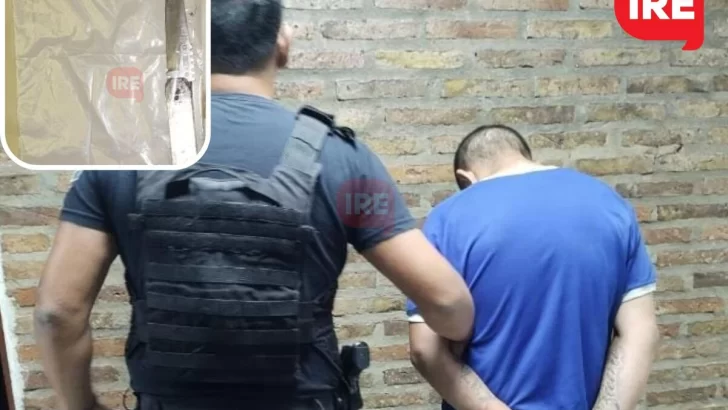 Quiso herir a un policía con un cuchillo y quedó detenido