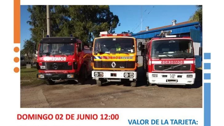 Todos invitados: Gran aniversario y día del bombero voluntario