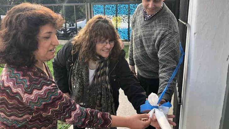 Haciendo patria: Inauguraron obras en la Escuela 980