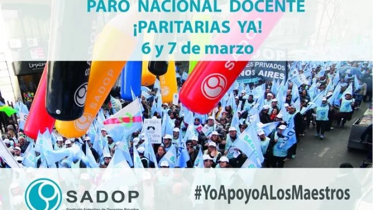 Los docentes privados ratifican el paro para los días 6, 7 y 8