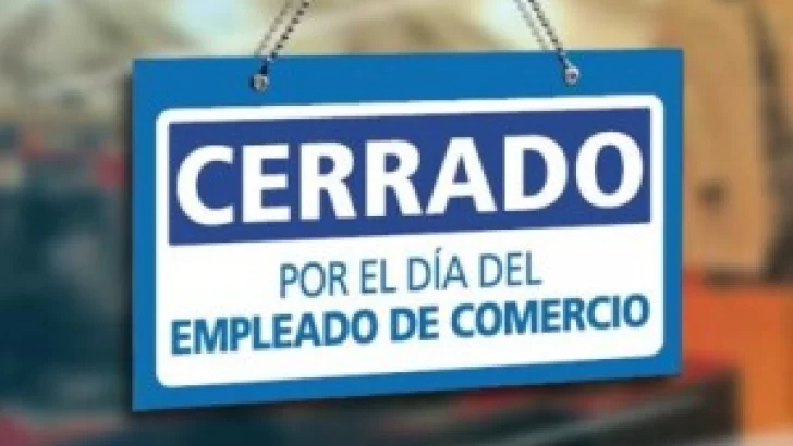 Alto acatamiento por el día del empleado de comercio