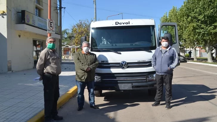 Timbúes sumó un camión para garantizar el alumbrado público