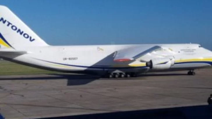 El segundo avión más grande del mundo aterrizó en Rosario