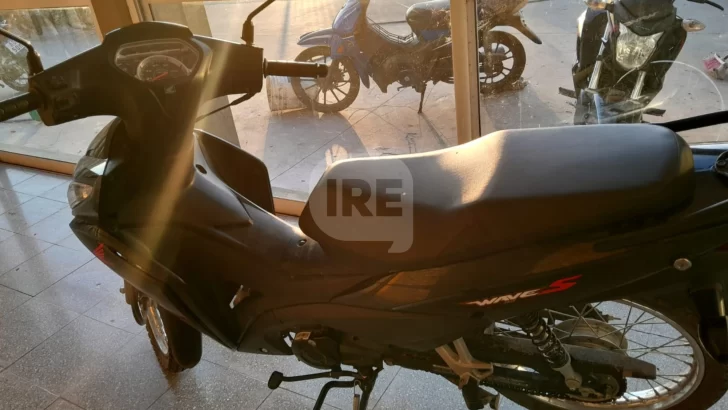 Encontraron en Puerto la moto robada en Oliveros y ya volvió a su dueña
