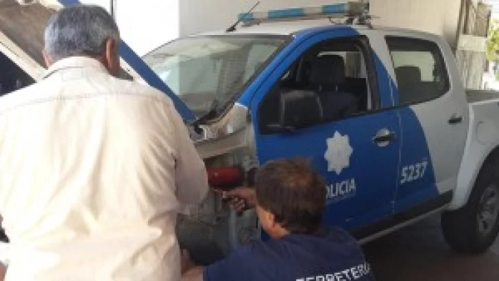 La comuna de Oliveros reparó el móvil policial