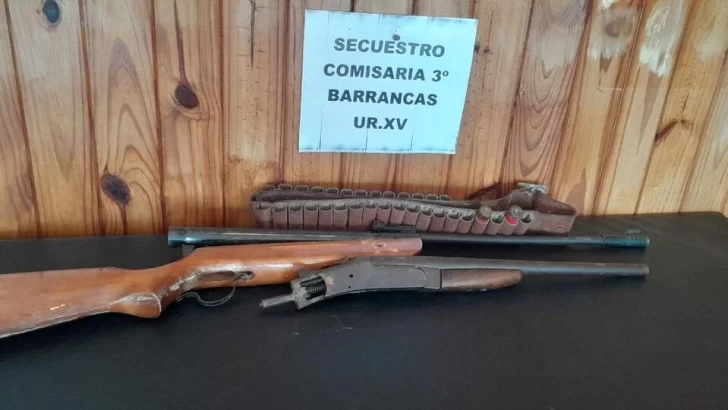 Un menor amenazó a otro en redes sociales: Le secuestraron un arma y un rifle