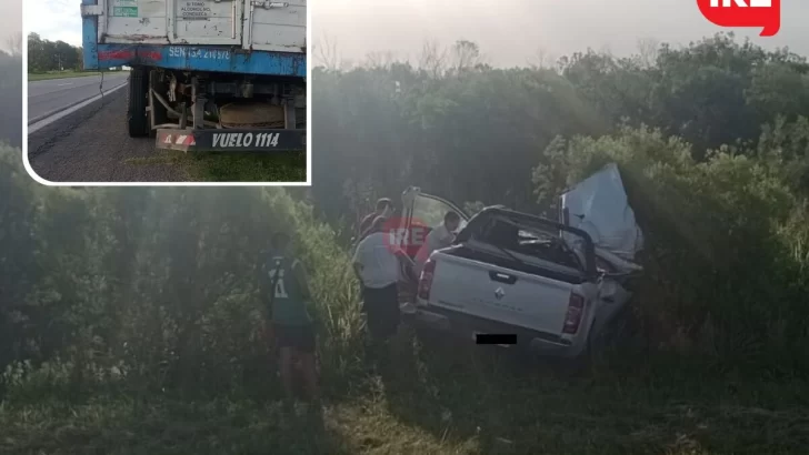 Un hombre hospitalizado luego de un accidente en autopista a la altura de Monje