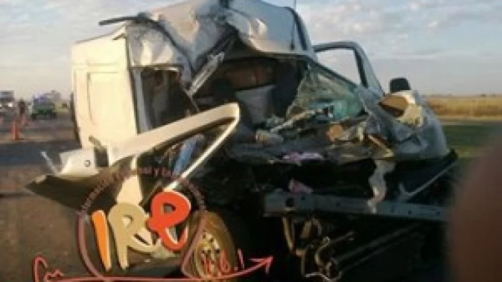 Accidente en autopista a la altura de Timbues