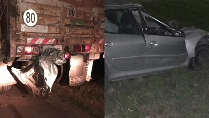 Murió un joven de 23 años tras un fortísimo choque en la autopista