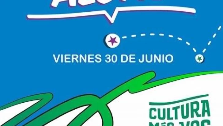 Confirmado: Cultura más vos llega a Aldao