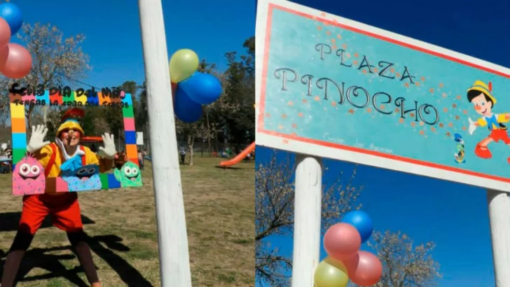 Andino inauguró su plaza Pinocho en “Honor a la verdad”