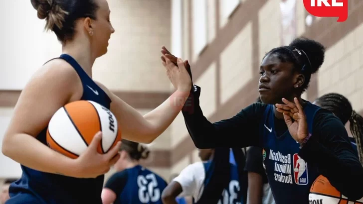 En lo más alto: Ange Giacone participó del Campus de NBA Academy