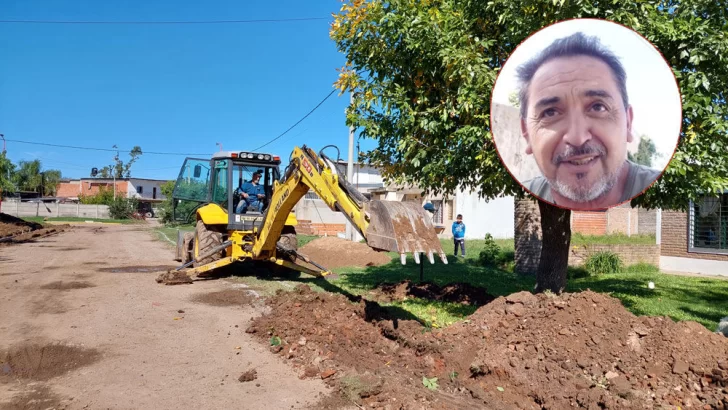 Timbúes realiza obras en Villa Adriana: “Esperé 17 años para esto”