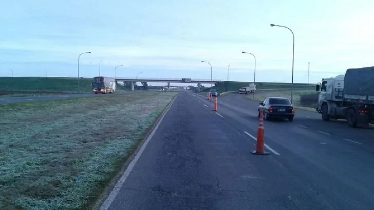 SE LEVANTÓ EL CORTE EN AUTOPISTA A LA ALTURA DE MACIEL