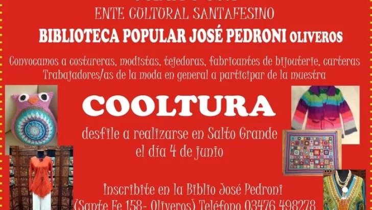 Convocan a diseñadores y artistas para feria en Salto Grande