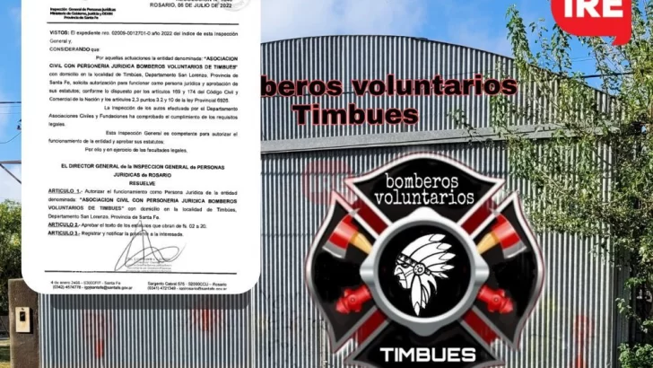Lo lograron: Bomberos voluntarios de Timbúes ya tienen su personería jurídica
