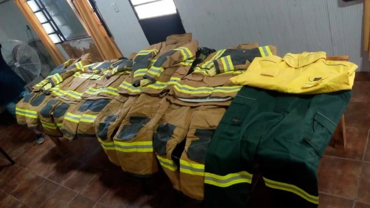 Barrancas: El cuartel de Bomberos sumó nuevo equipamiento para su personal