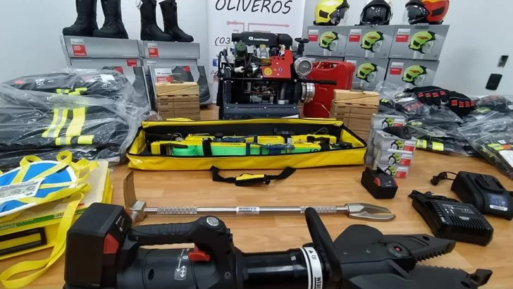 Mejor servicio: Bomberos de Oliveros invirtieron 19 mil euros en equipamiento