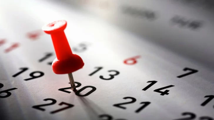 Calendario: Restan dos fines de semana largos y tres feriados