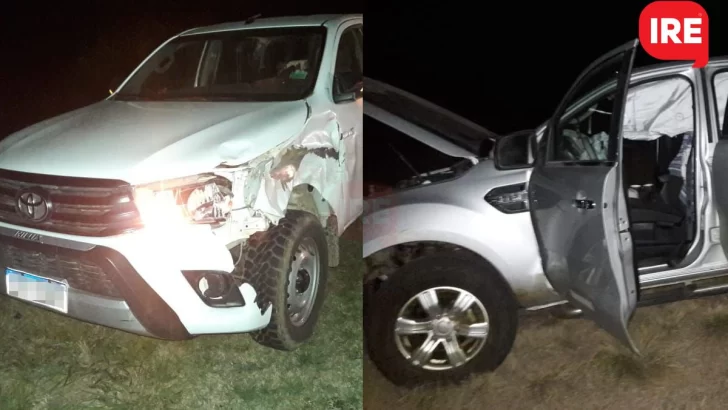 Dos camionetas que viajaban por autopista chocaron en Monje: No hay heridos