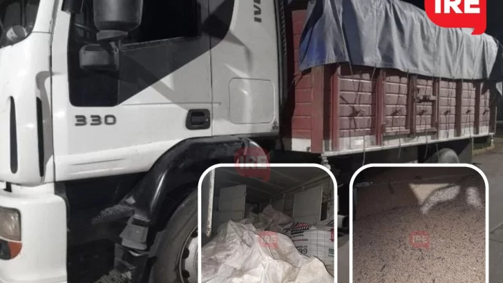Boquillaron seis vagones que iban a Timbúes y detuvieron a dos camioneros cargando cereal