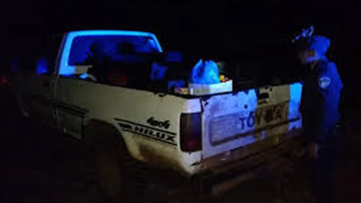 Detuvieron a dos hombres mientras robaban en Pueblo Andino