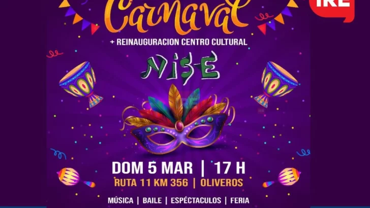 El centro cultural NISE de la Colonia se reinaugura a puro carnaval