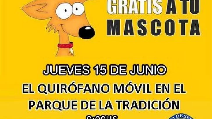 Nueva jornada de castración de animales gratuita
