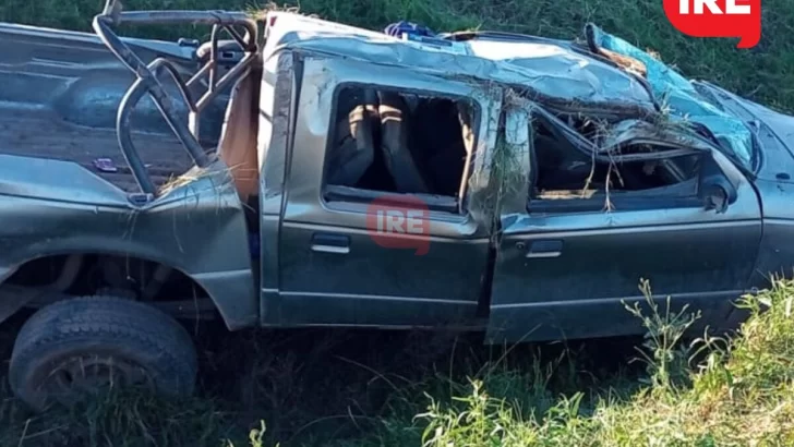 Volcó un vecino de Maciel en zona rural de Gaboto y quedó internado