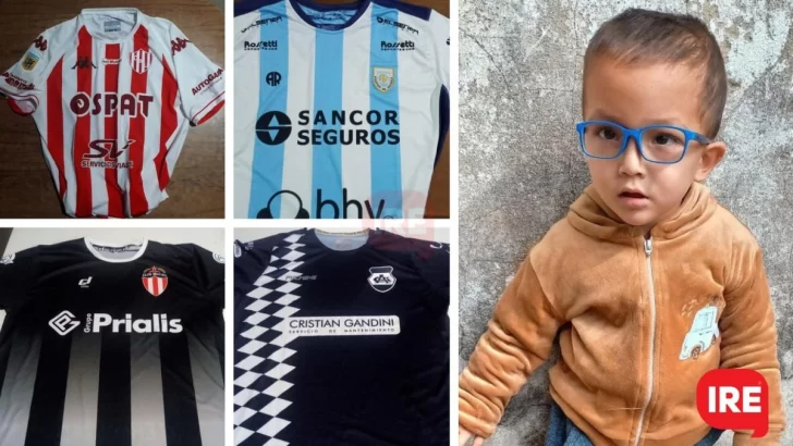 Todos por Ciro: Sortearán camisetas originales de fútbol para ayudar al nene de Maciel