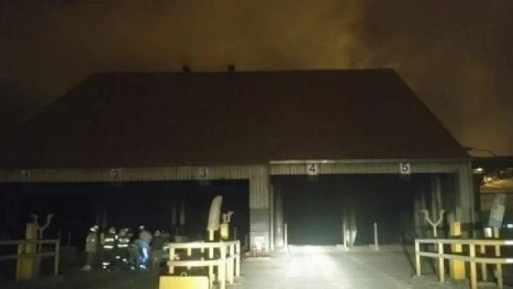 Cofco: Anoche se produjo un incendio en un sector de la industria
