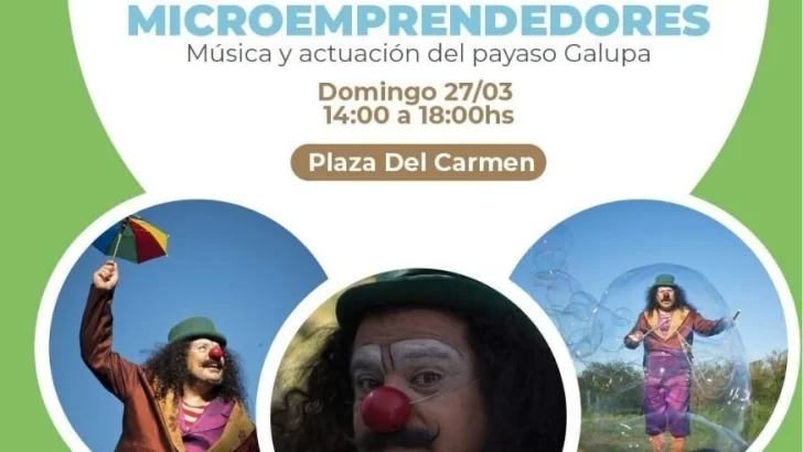 Hoy Galupa y los micro emprendedores te esperan en la plaza del Carmen