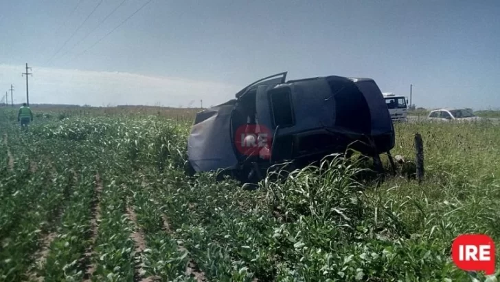 Volvían de Serodino: Murió un joven de Andino en un fuerte vuelco en ruta 10