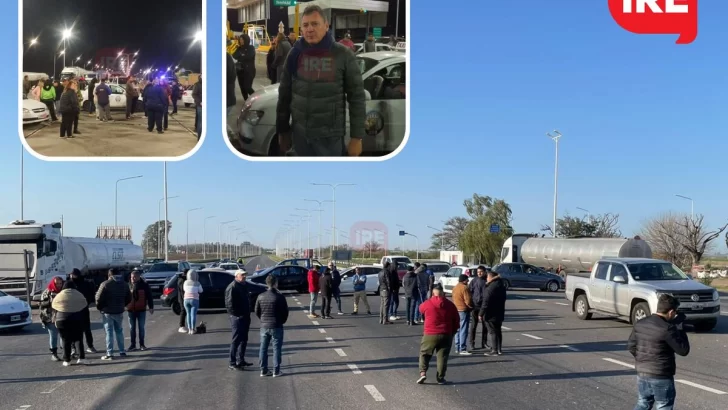 San Lorenzo se plantó y corta autopista hasta que le entreguen “100 policías y 15 móviles”