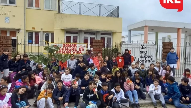 “Yo soy un super donante”: La escuela 217 tiene el viernes su colecta de sangre