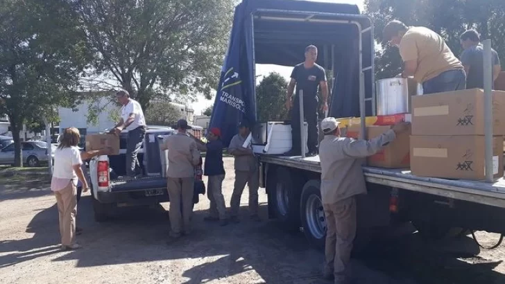 El comedor comunal recibió importantes donaciones