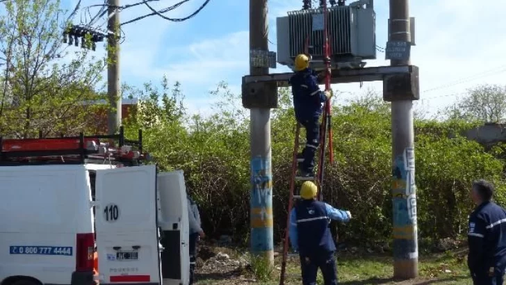 La Ribera y Oliveros: Corte de luz y baja tensión para mañana
