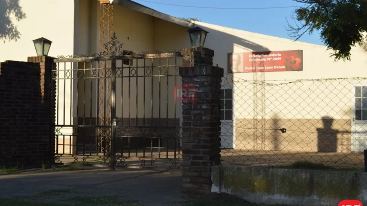 La secundaria de Gaboto recibió el FANI para comprar bancos y sillas