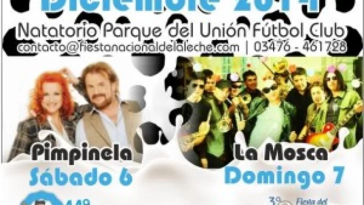 Se viene la 44º Fiesta Nacional de la Leche en Totoras